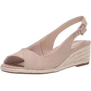 LifeStride Women's Socialite Espadrille Wedge Sandal Size 9W